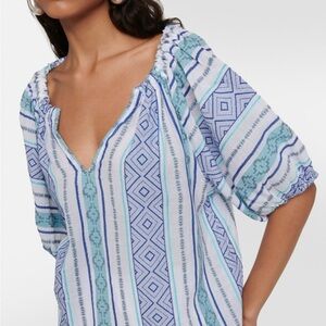 Velvet by Graham & Spencer Kimmy Jacquard Boho Top